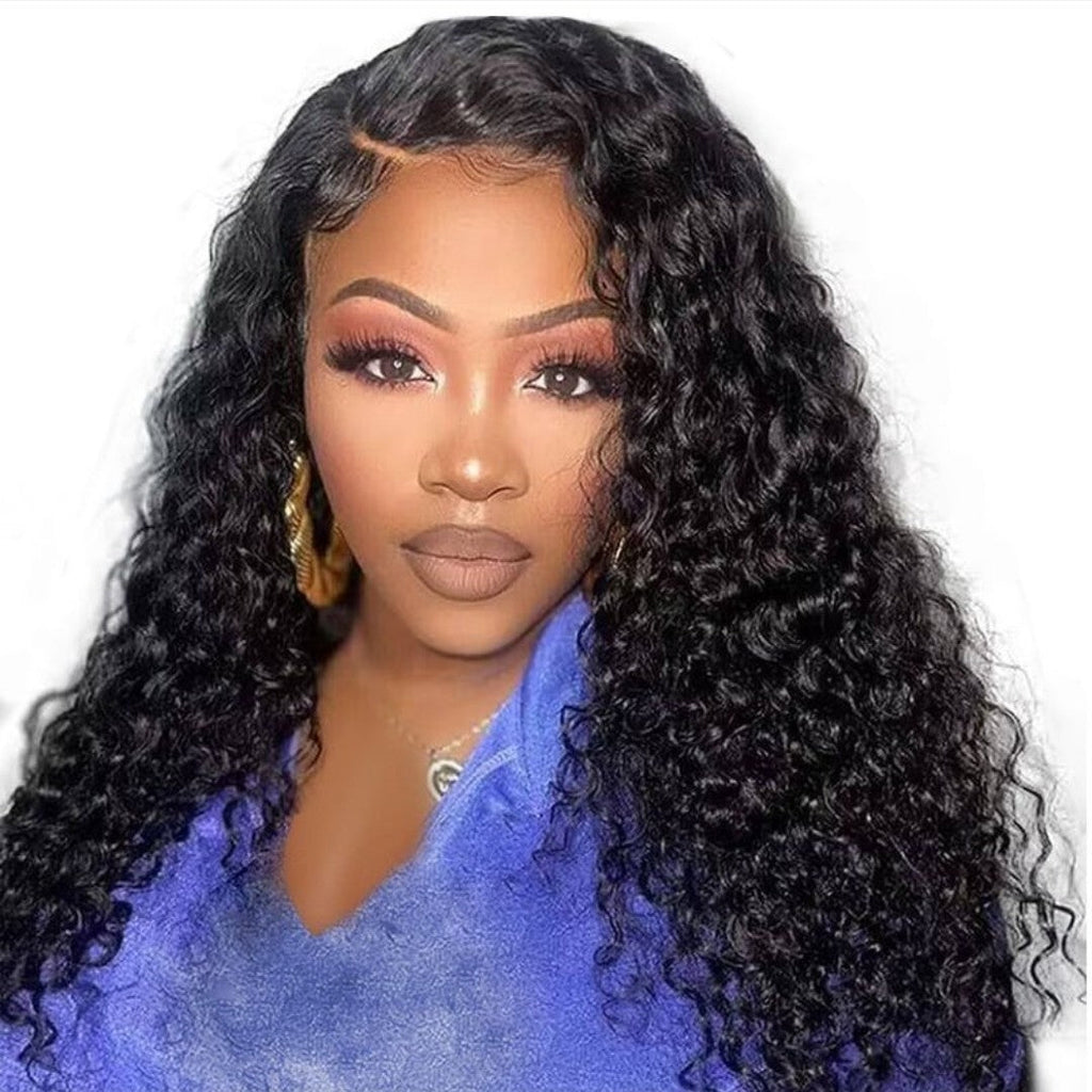 Brazilian, Water Wave Glueless lace front wig