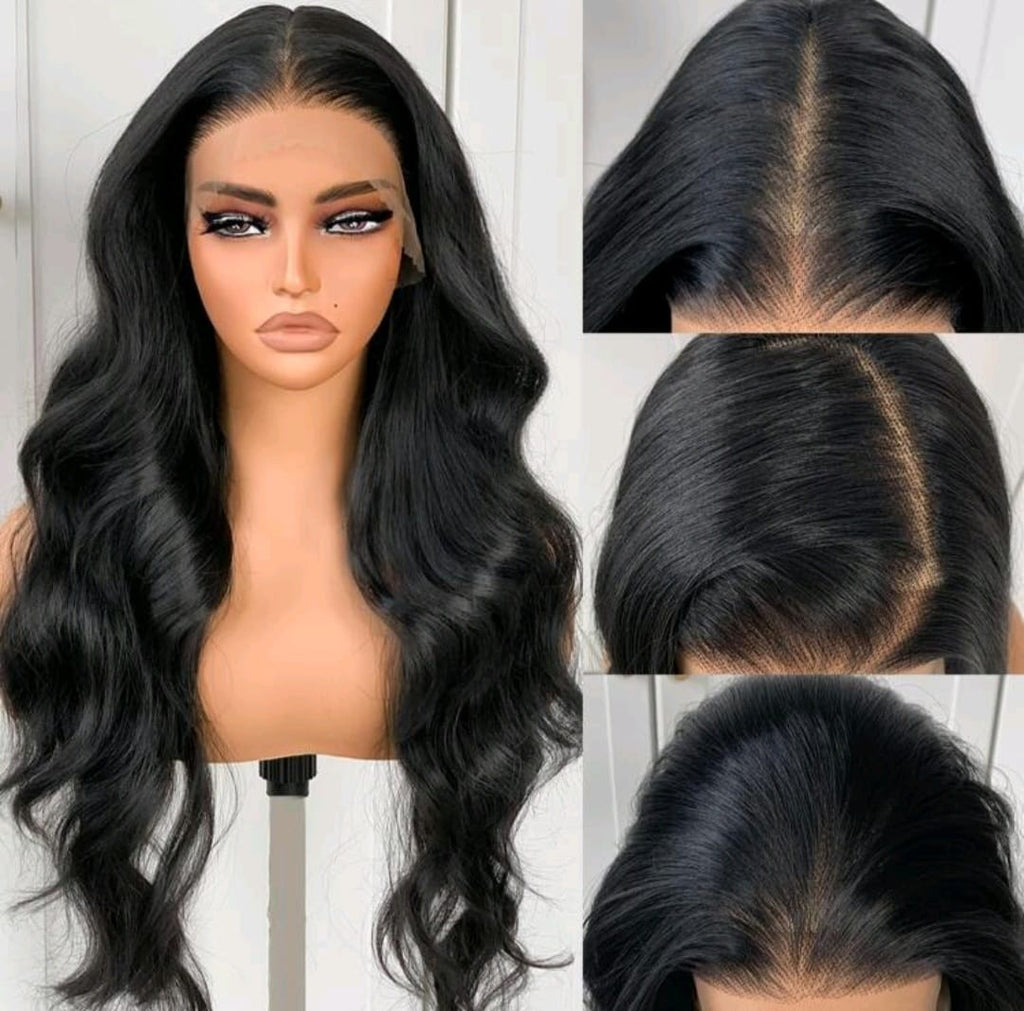 Black body wave Lace Front Wig