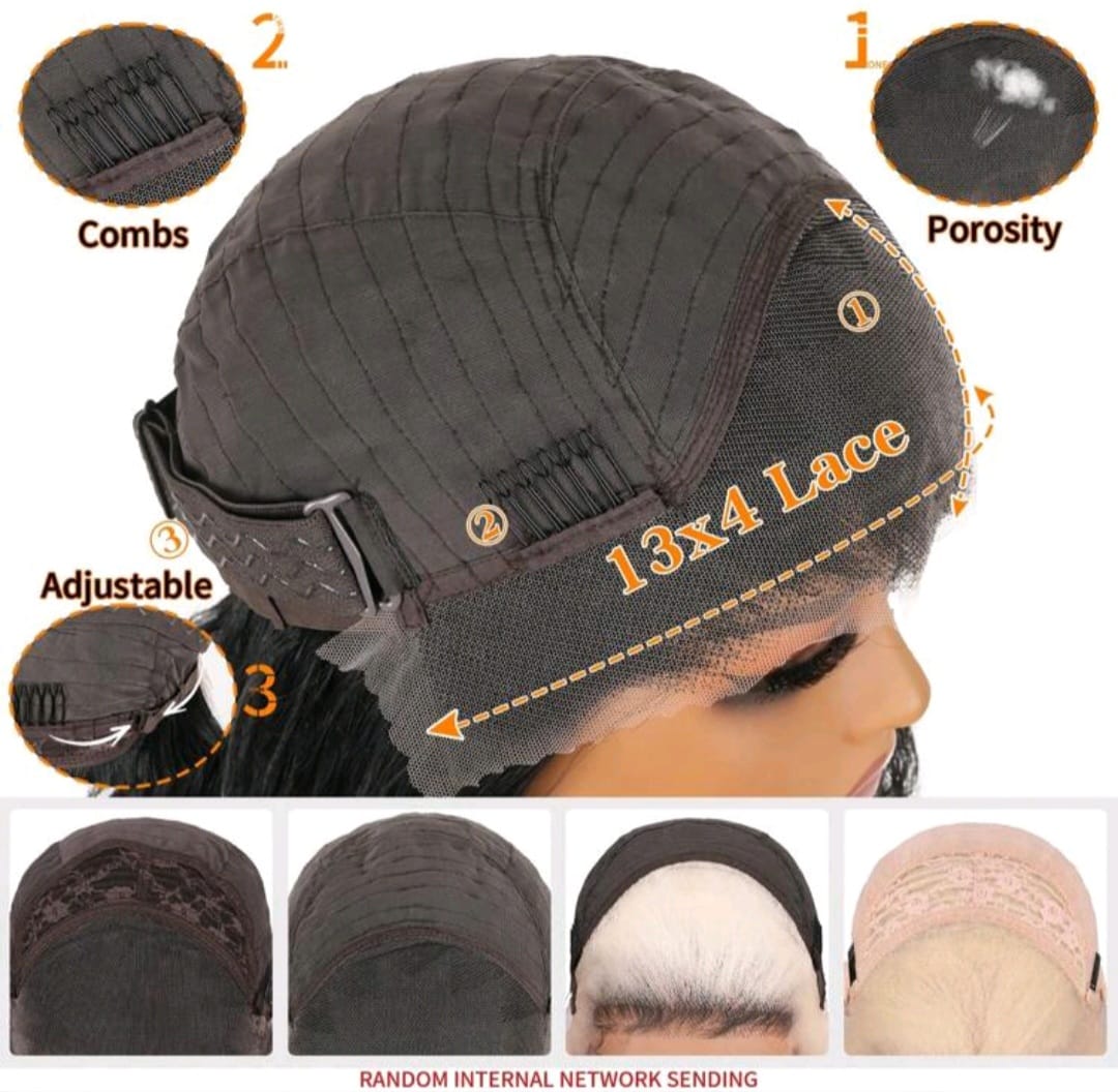 Black body wave Lace Front Wig